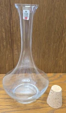 Fogliet Holmegaard of Copenhagen Carafe with Cork in box