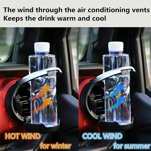 Air Condition Outlet Vent Cup Holder Fits for Jeep Wrangler JL JK 2007-2022 - Picture 6 of 7