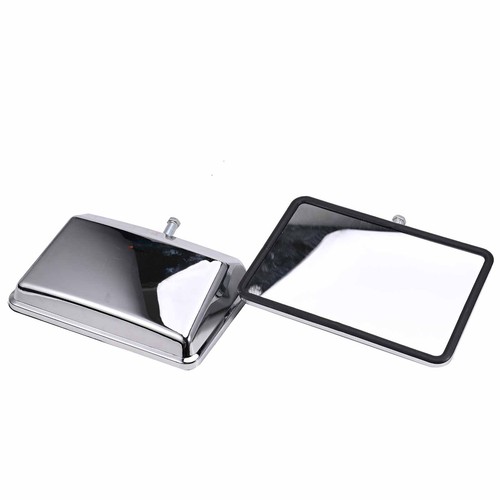Pair Door Mirror Heads For Toyota Landcruiser 70 75 78 Hilux Ute 4X4 Chrome - Picture 4 of 12