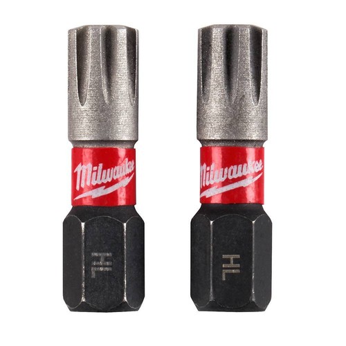 Milwaukee 48-32-4448 SHOCKWAVE HEADLOK Wood Screw Insert Bits, 2-Pack