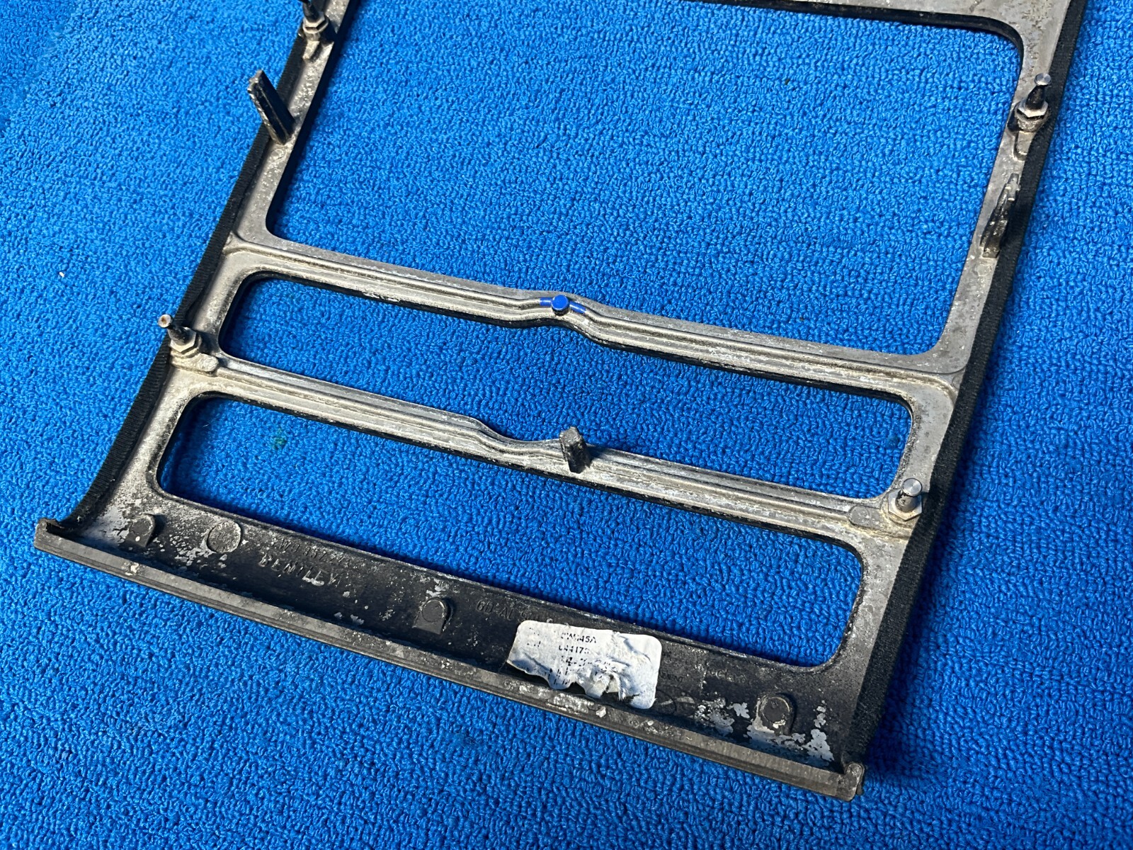 2006 - 2010 BENTLEY CONTINENTAL GTC DASH CENTER WOOD GRAIN PANEL RADIO BEZEL OEM