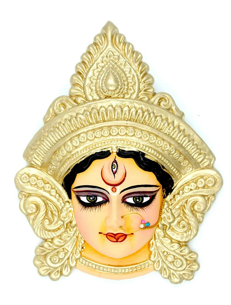 Lord Mata Rani Durga Devi Wall Hanging Statue Murti Idol Showpiece ...