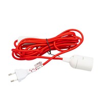 Textilkabel Pendel Fassung E27 Mit Schalter 4,5 Meter EC04B