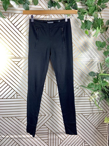 VINCE Ponte Black Skinny Pull On Pants 