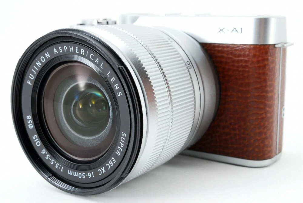 Fujifilm X-A1 16.3MP 16-50mm Lens Kit Brown [Exc++++] w/8GB SD