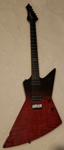 chapman ghost fret black blood v2