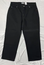 FDJ French Dressing Jeans Women's Petite Sz. 18P Black Cotton Blend High Rise