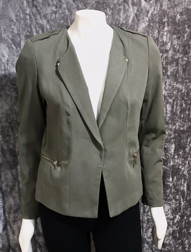 H\u0026M Army Olive Green Military Jacket 