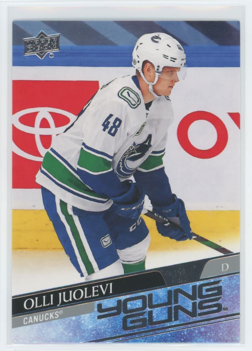 2020-21 Upper Deck Young Guns Olli Juolevi #222 Rookie