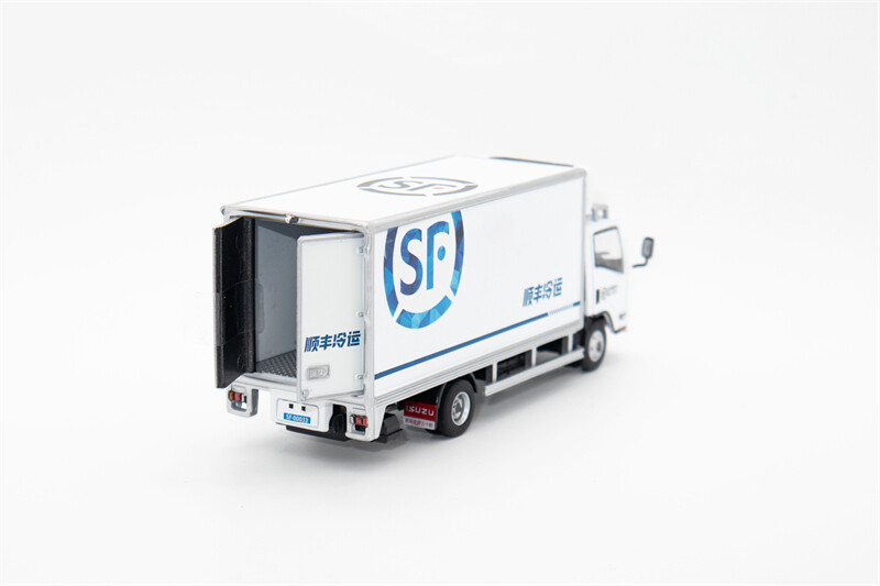 Tiny 1:64 ISUZU N Series SF Express Freezer Truck Diecast Model