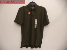 St. John's Bay Men's Rich Olive Quick Dri Preformance Polo, Size S 5133094060506
