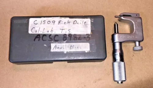 MITUTOYO NO. 117-107 ANVIL MICROMETER
