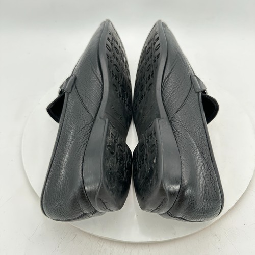 Salvatore Ferragamo Men Size 8.5 2E Black Leather Horsebit Loafer Dress Shoes - Picture 6 of 11