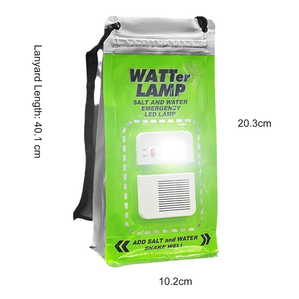 Outdoor Salt Water Lamp Emergent Lighting Camping Lantern No