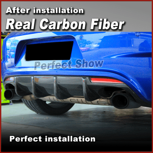 Canbon Heckdiffusor Stoßstange Diffusor Lippe Passt für VW Scirocco R 2009-2014  - Bild 6 von 13