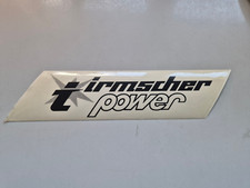 Original Irmscher Power Schriftzug Logo Aufkleber Opel Manta Ascona kadett 270mm