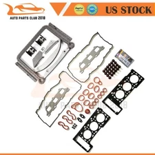 Full Gasket Set W/ Engine Timing Chain Kit Fits 01-04 Chrysler Dodge Charger V6