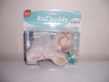 Raz Buddy paci holder monkey pacifier