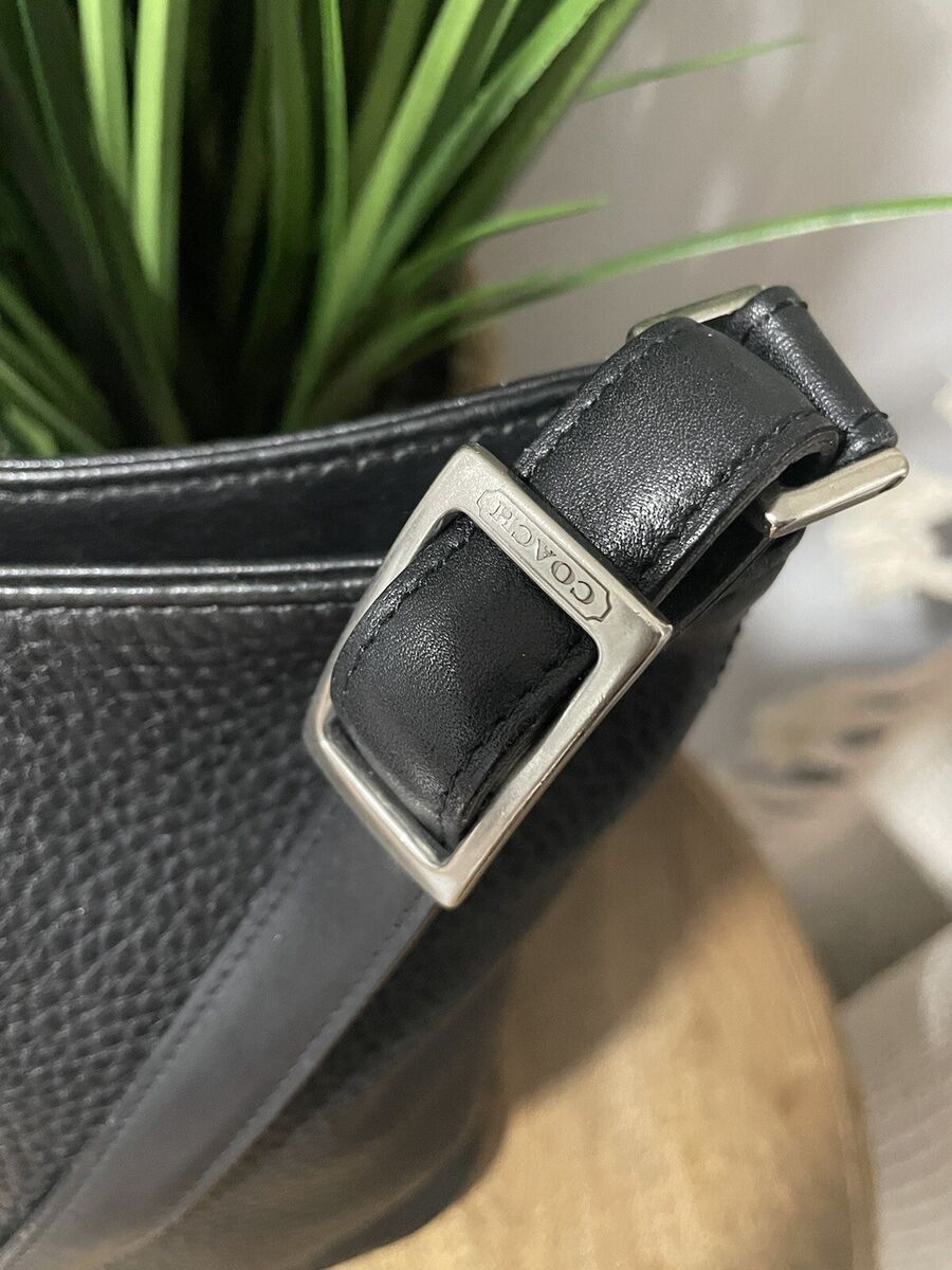 Coach Hudson Vintage Brown Pebbled Leather Crossbody Bag Coach Hudson Vintage Brown Pebbled Leather Crossbody Bag