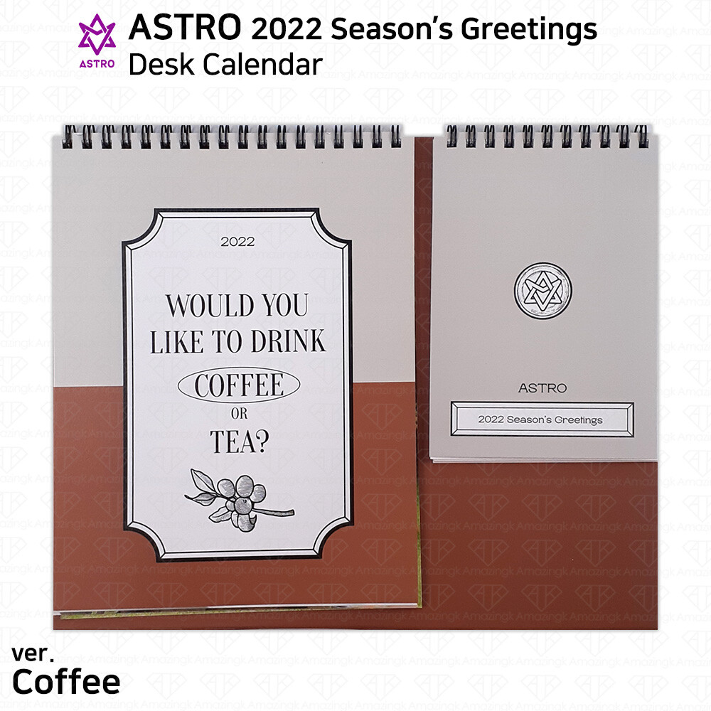 ASTRO 2022 SEASON'S GREETINGS シーグリ ASTRO 2022 Season's Greetings Coffee Tea Ver. Calendar