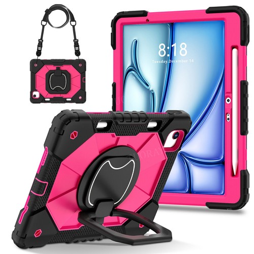 Case For iPad 6/7/8/9/10th Air 6 5 4 Pro 11 2024 Shockproof Rugged Stand Cover - Picture 52 of 174