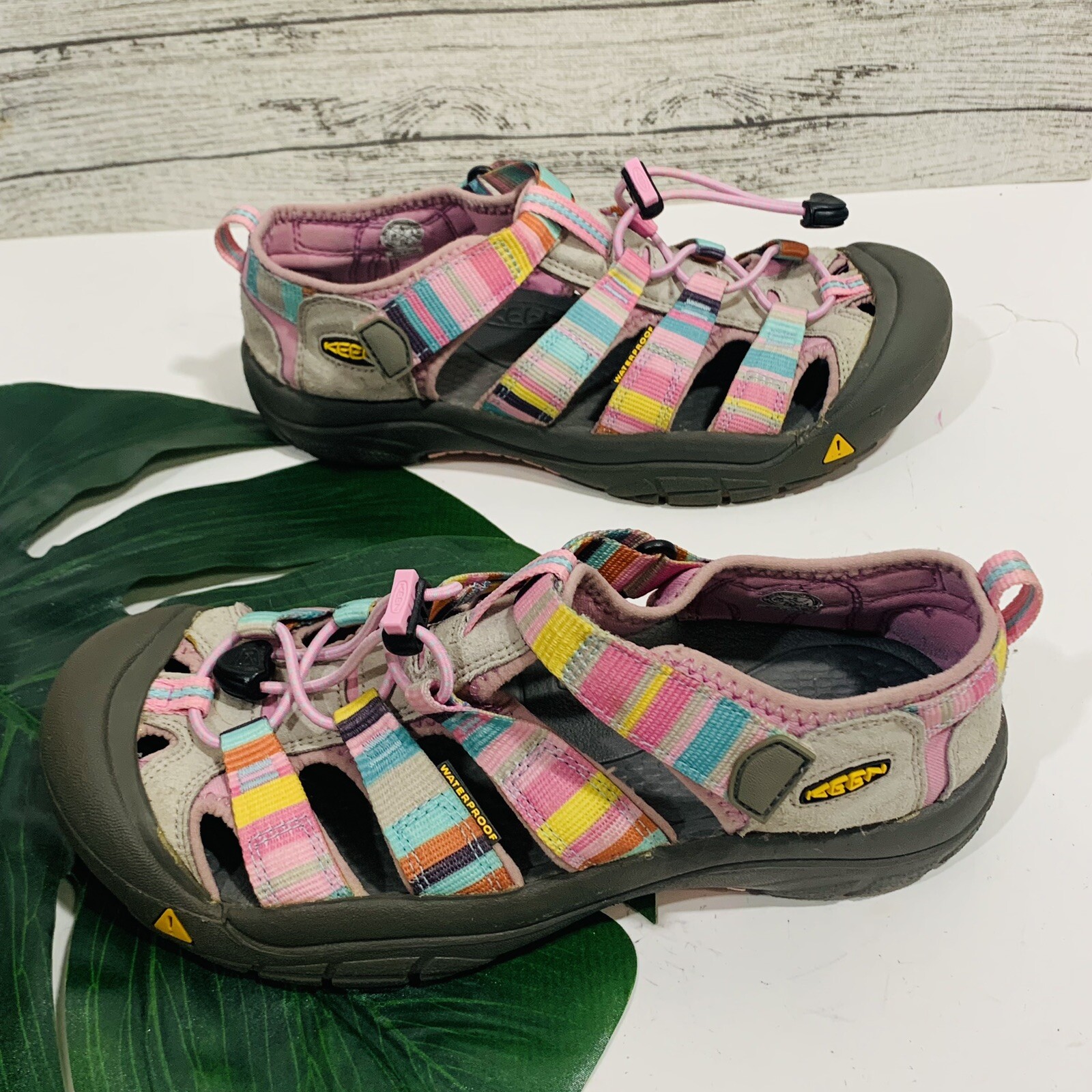 Scarpe sandali KEEN colorate impermeabili naturali da trekking Bunjee taglia 5 donna