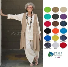 WATERSISTER Cotton Gauze LUMI Vest A-Line Top 1(S/M) 2(L/XL) 3(1X) oh my COLORS