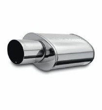 For Magnaflow Universal Polished Stainless Street Series Muffler W Tip 14x5x8