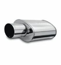 For Magnaflow Universal Polished Stainless STREET SERIES Muffler w/ Tip 14X5X8