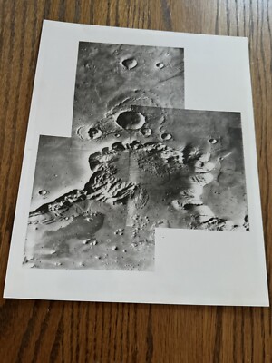 Original 1976 NASA Mars Photo Viking 1 Kodak Paper  JPL July 76 Caption On Back