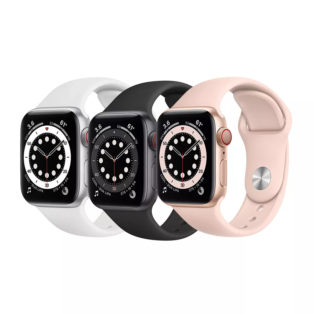 Apple Watch Series 6 GPS Cellular Aluminum 40mm Case with Sport