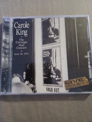 The Carnegie Hall Concert: June 18 1971 Carole King CD Feb-2008 Legacy 