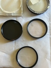 55mm - Lot of 3, including Circular-Polarizer, Skylight, 2 Close-up. All EXC