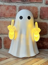 Halloween Resin Ghost Wall Light