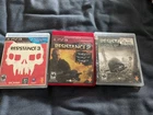 PS3 Resistance Trilogy: 1, 2, 3 game lot Unsealed