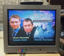 Emerson 20" EWF2004A RCA / S-Video Stereo Vtg Retro CRT TV w/Univ. Remote TESTED