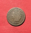 (1) Beautiful Antique 1869 Indian Head Cent/Penny G-GOOD BETTER DATE