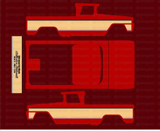 Custom 62 Chevy Pickup Universal Waterslide Decal For Hot Wheels 164 Scale A1 Custom 62 Chevy Pickup Universal Waterslide Decal For Hot Wheels 164 Scale A1