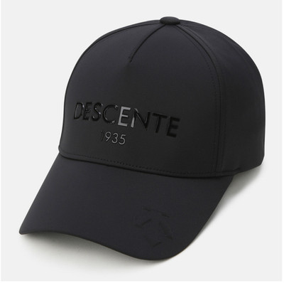 DESCENTE 2025 Spirit Logo Hard Ball Cap, Black