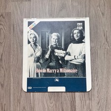 How to Marry a Millionaire CED Movie Marilyn Monroe Betty Grable Lauren Bacall