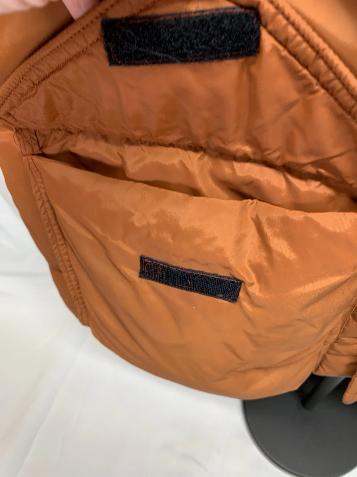 Vintage Frostline Kit Mens Large Burnt Orange Nylon Puffer Down Vest Rancher image 5