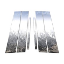 6p Stainless Pillar Post Covers Fits 2011-2016 Kia Sportage By Brighter Design
