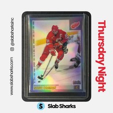 2000 TOPPS CHROME #21 STEVE YZERMAN O-PEE-CHEE REFRACTOR