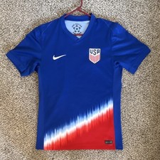 Nike USMNT Soccer Jersey Blue Red White S Officially Licensed Team
