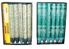 24 Vintage JOSEPH DIXON LUMBER CRAYONS HEX SHAPE Blue Yellow Red Mixed Lot USA