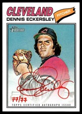 Dennis Eckersley 2026 Heritage Real One Autographs Special Edition Red Ink #ROA-