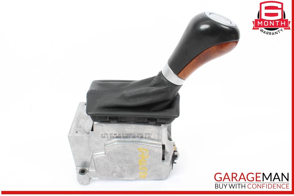 03-12 Palanca de cambios Mercedes R230 SL550 con interruptor de encendido y módulo de motor ECU Foto 3 de 4