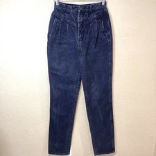 Vintage Women's Rocky Mountain Bareback Jeans - Size 9/10, Dark Denim