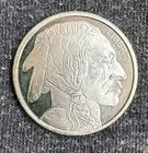 1 OZ .999 FINE SILVER SILVERTOWNE BRAND BUFFALO INDIAN HEAD ROUNDS - BULLION