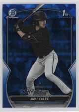 2023 Bowman Chrome Draft Sapphire Edition Jake Deleo #BDC-158 15zu